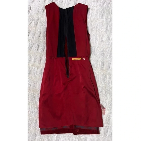 ALICE + OLIVIA Women’s Velvet Red Rose Dress - Picture 14 of 16